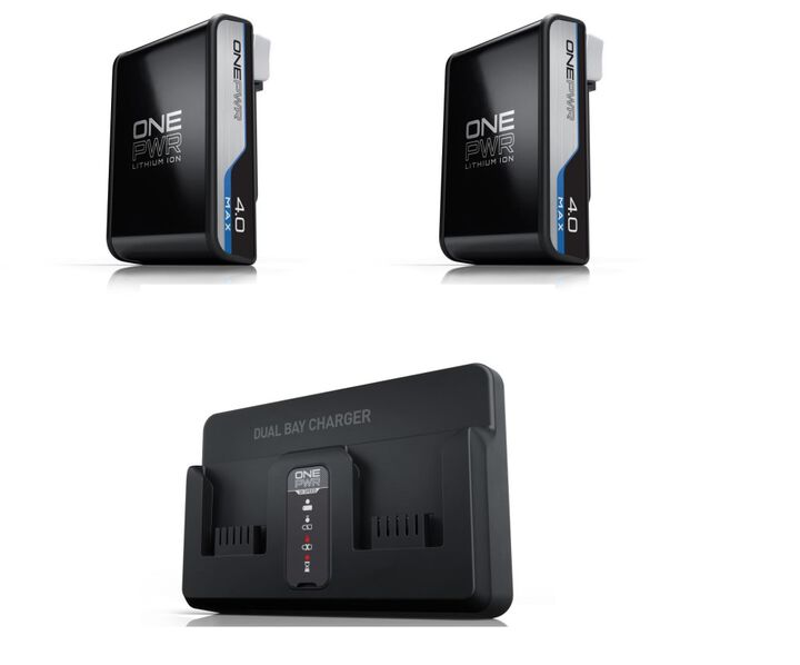 Hoover Residential Vacuum ONEPWR 4Ah Battery 2pk & Dual Bay Charger Bundle, large image number 0