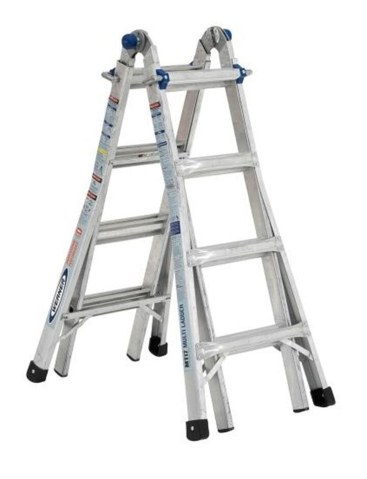 Werner 18 Ft. Reach Height Type IA Aluminum Multi-Position Ladder