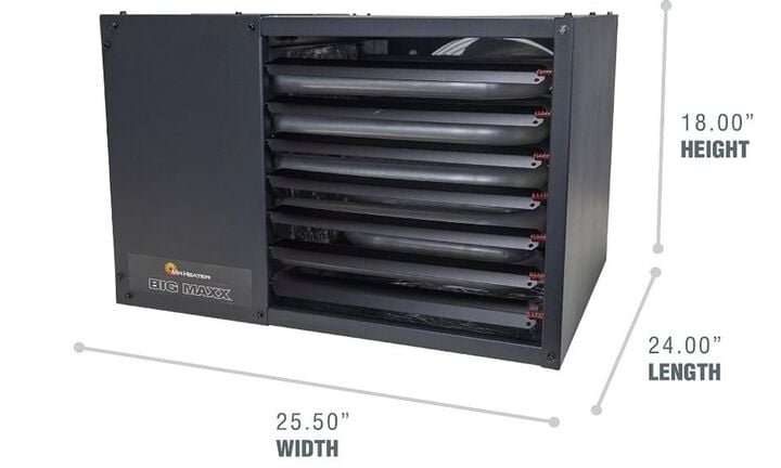 Mr Heater Big Maxx Natural Gas Unit Heater with NG to LP Conversion Kit 80000 BTU, large image number 1