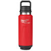 Milwaukee PACKOUT 36oz Insulated Bottle with Chug Lid Red, small image number 1
