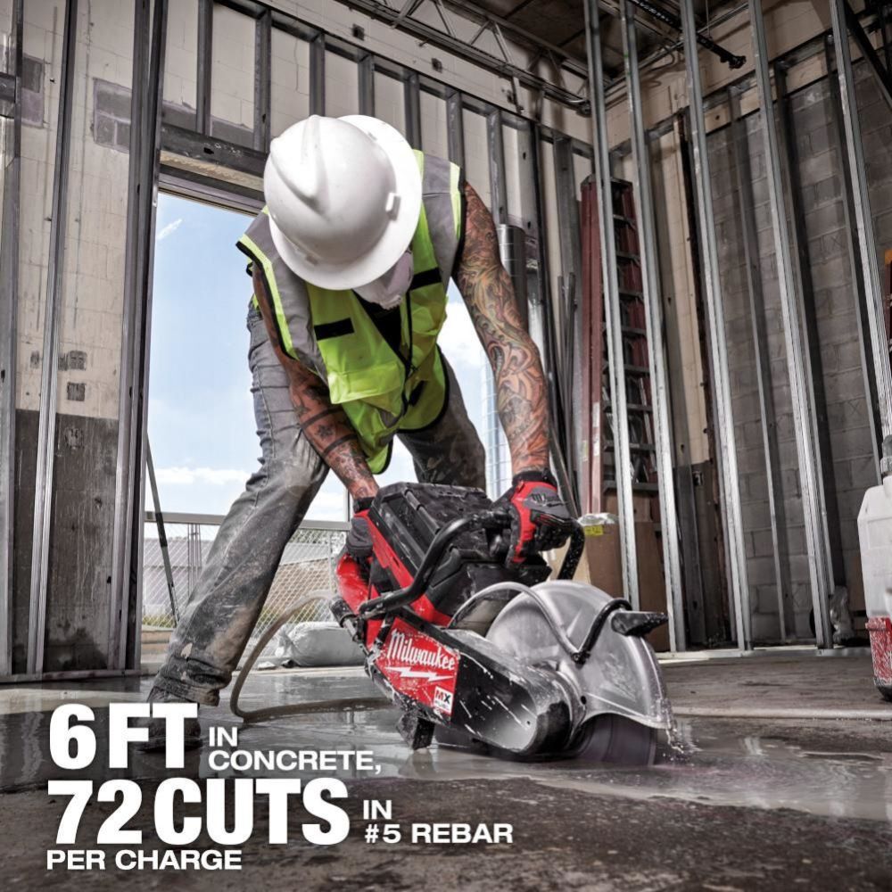 Milwaukee MX FUEL 14inch Cut Off Saw Kit with 2 Batteries MXF314