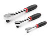 Tekton 1/4, 3/8, 1/2 Inch Non-QR Comfort Grip Ratchet Set, 3 Pieces, small image number 2