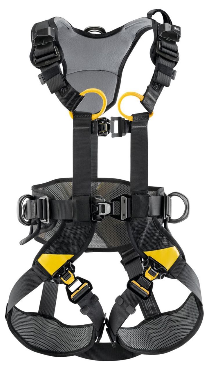 Petzl Fall Arrest and Work Positioning Harness Wind Power Industry, ANSI, CSA (Waist 65-80 cm)
