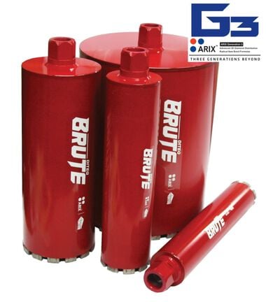 Diteq 6in Brute Wet Only Concrete Core Bits