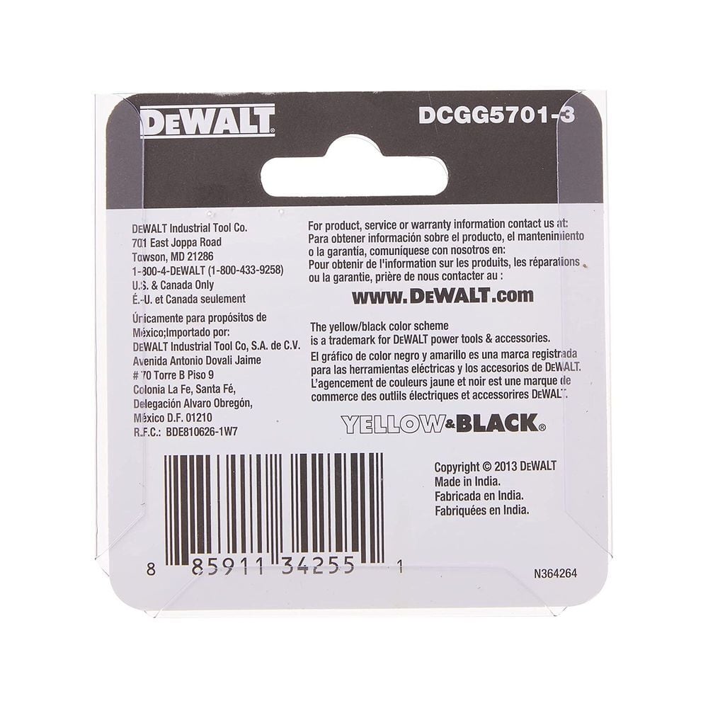 DEWALT Heavy Duty 1/8in NPT Grease Gun Coupler 3pk, large image number 3