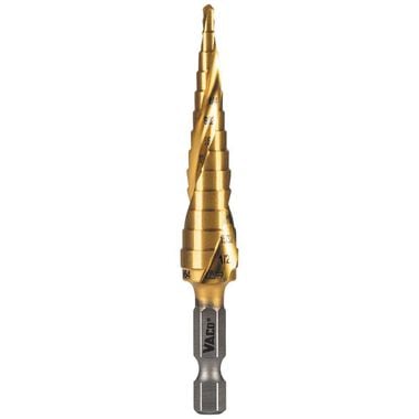 Klein Tools 1/8in to 1/2in Step Drill Bit VACO