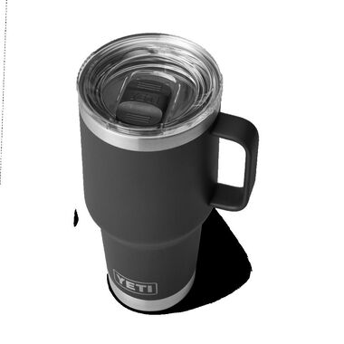 Yeti Black Rambler 30oz Travel Mug with Stronghold Lid, large image number 2