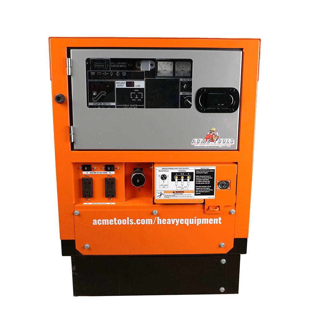 Kubota Lowboy Pro GL Series 14,000 Watt (14kW) Diesel Powered 50-State Liquid-Cooled Standby Generator, large image number 2
