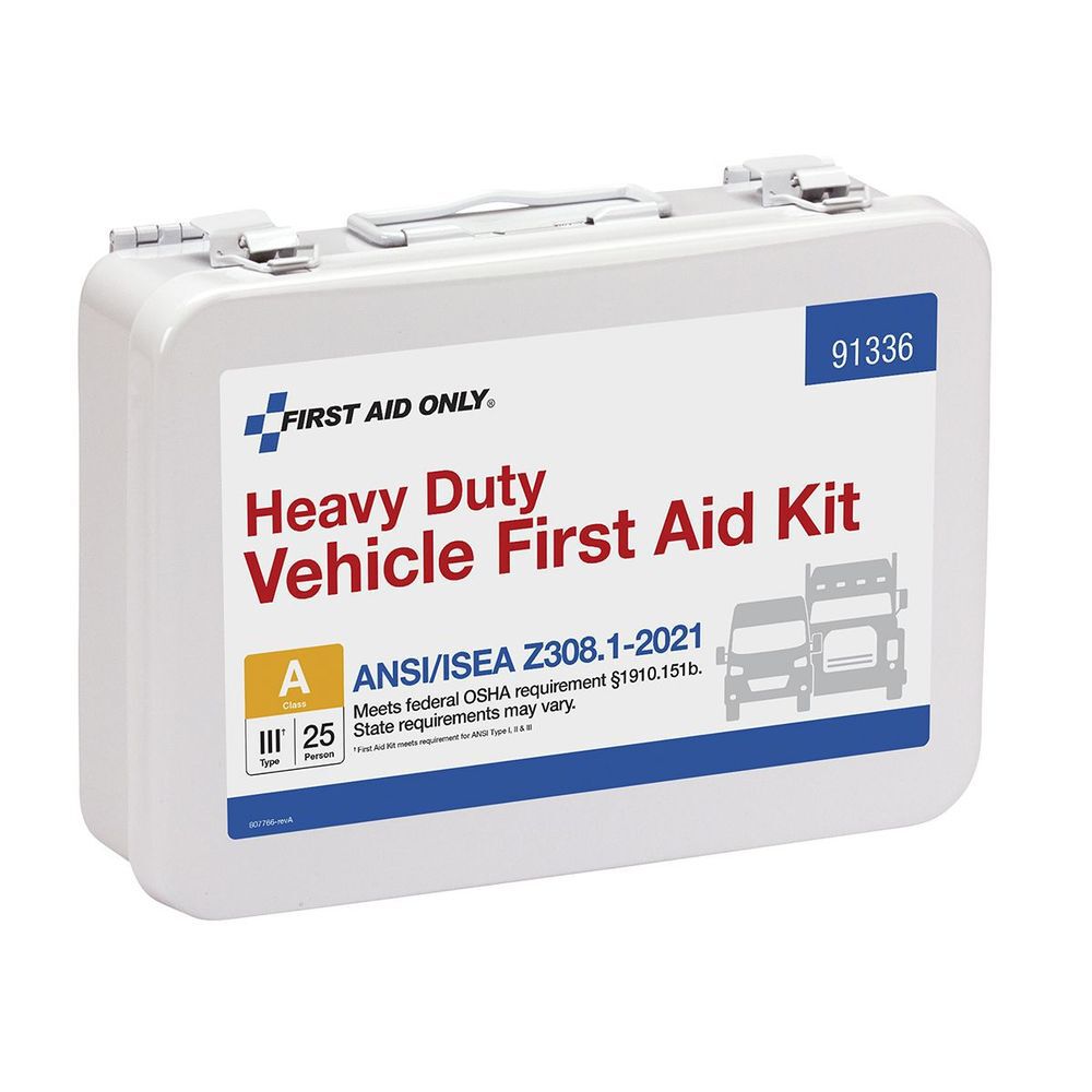 First Aid Only First Aid Kit 25 Person Heavy Duty Metal Portable, large image number 5