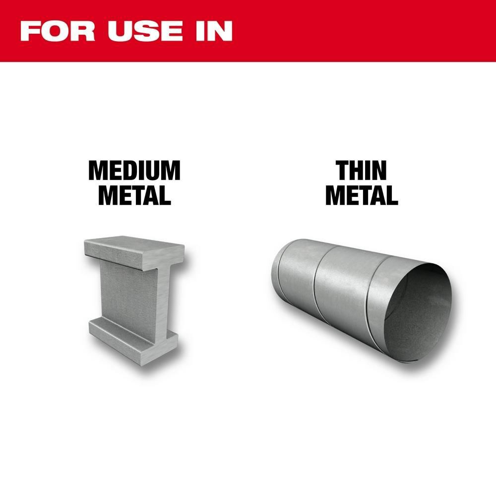Milwaukee M12 HACKZALL Bi-Metal Blade - Metal Scroll 5PK, large image number 3
