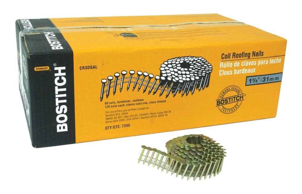 Bostitch 1-1/4 In. Roofing Nail – CR3DGAL