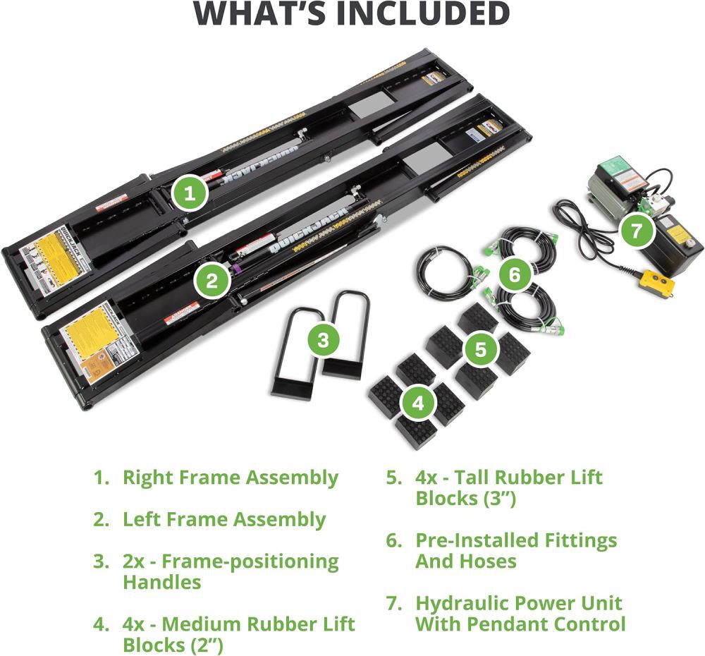 QuickJack 8000TLX 8000 Lbs 110V Extended Frame Portable Truck Lift, large image number 14