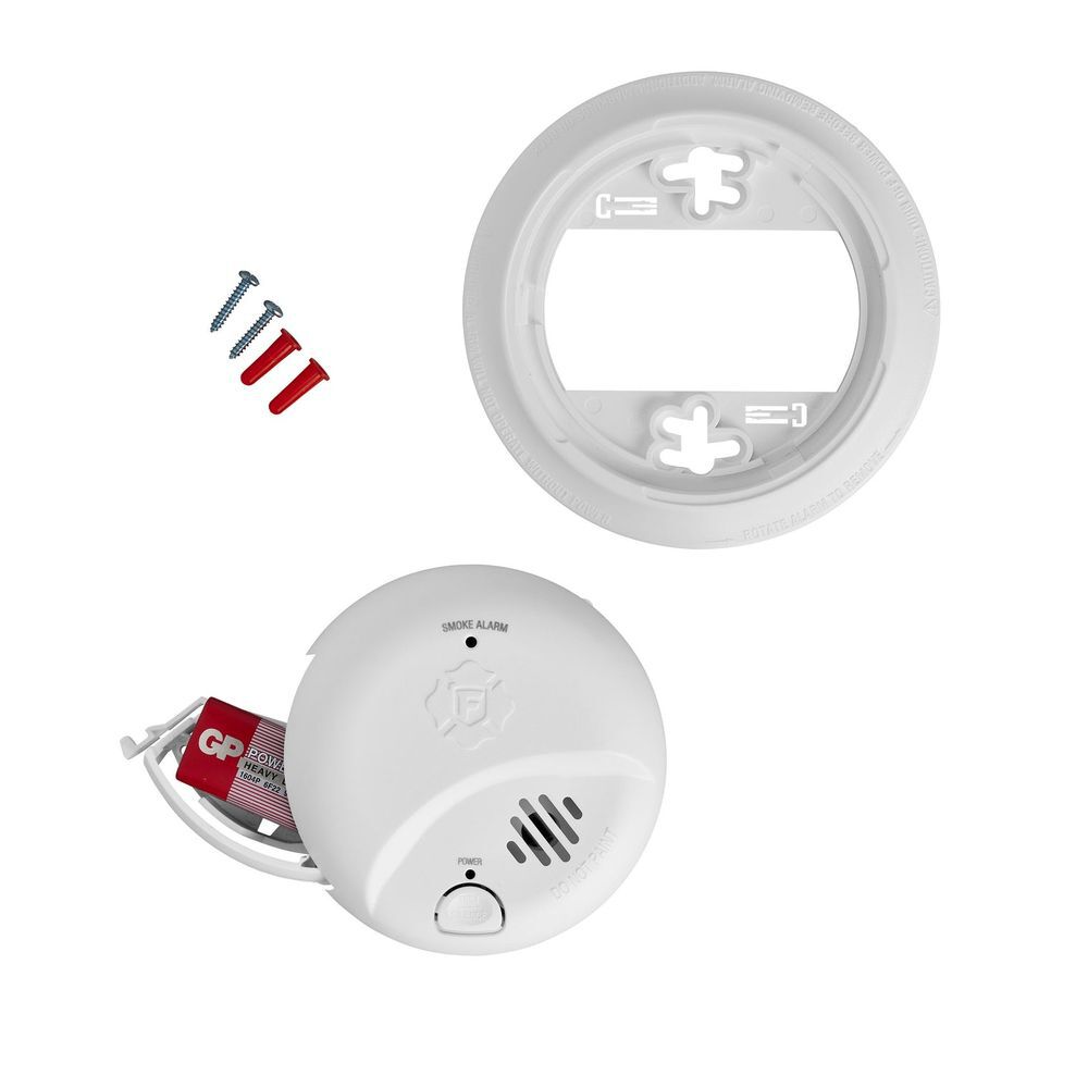 First Alert SMI100 9V Alkaline Battery Operated Sensor Smoke Alarm 1 Pack, large image number 6