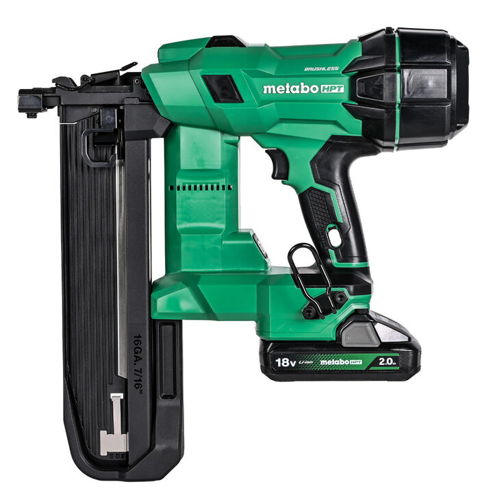 Metabo HPT 18V MULTIVOLT 7/16 Inch Standard Crown Stapler 2 Ah Kit