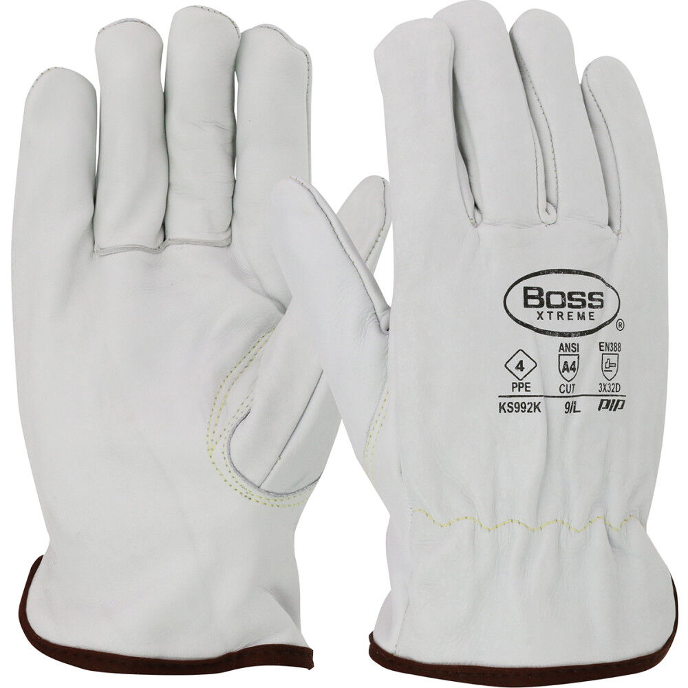 Protective Industrial Products Boss Xtreme Cowhide Driver Gloves 2X, large image number 1