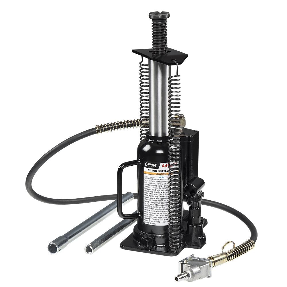 Sunex 12 Ton Air Hydraulic Bottle Jack, large image number 2