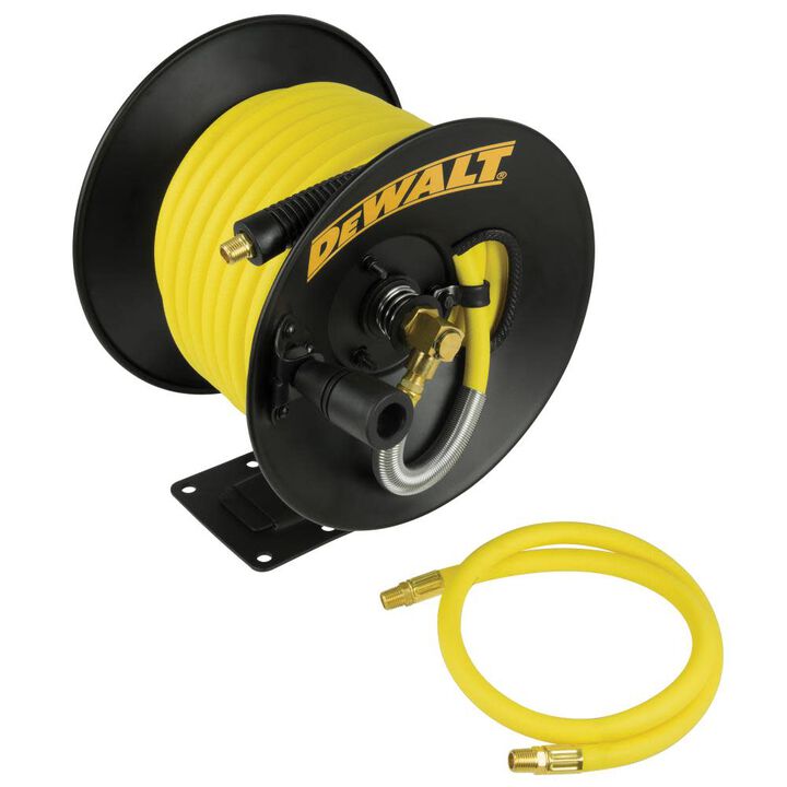 DEWALT 3/8 In. x 50 Ft. Manual Rubber Hose Reel