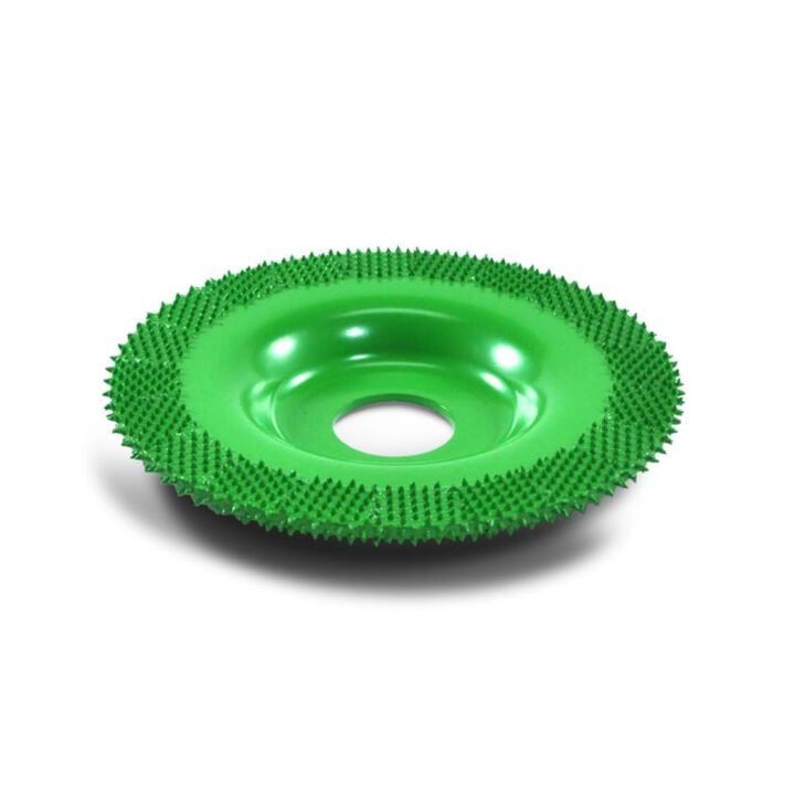 Saburrtooth 4in Flat Face Grooving Disc Coarse Grit 7/8in Bore