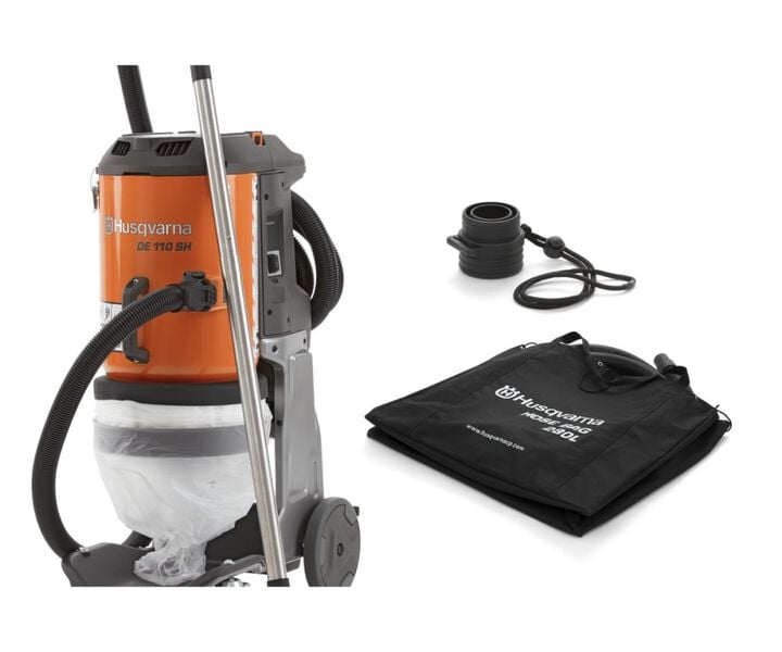 Husqvarna Construction DE 110 SH 1.2HP 120V Electric HEPA Dust Extractor Reconditioned, large image number 9