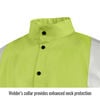 Black Stallion Welding Jacket 9oz Lime Green FR Cotton Large, small image number 3