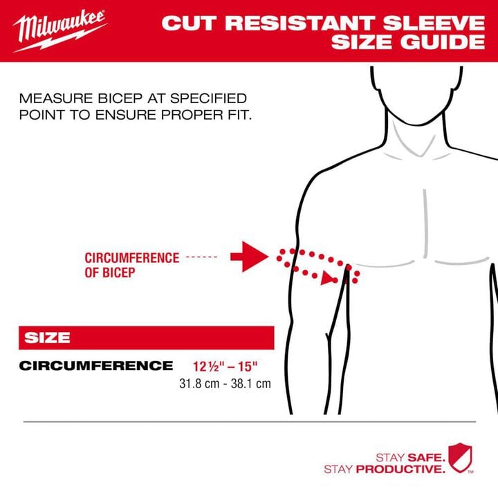 Milwaukee Cut Level 3 Protective Sleeves - 16 Inch, large image number 3