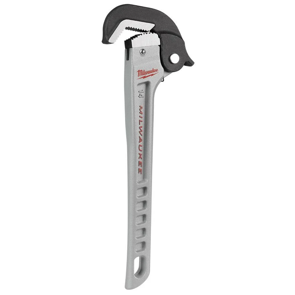 Milwaukee 14in Aluminum Self-Adjusting Pipe Wrench, large image number 1
