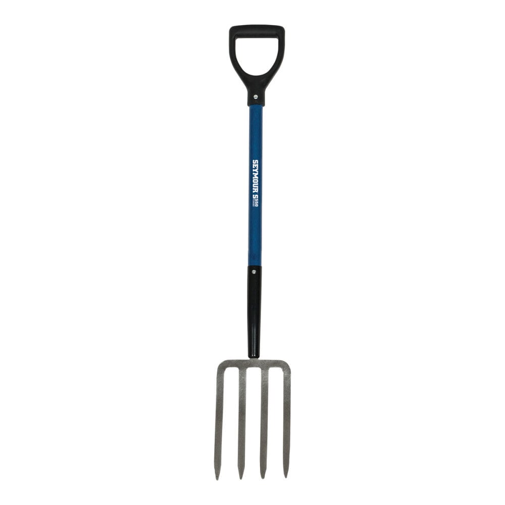 Seymour S550 Forged 4-Tine Spading Fork with Fiberglass Handle, large image number 1