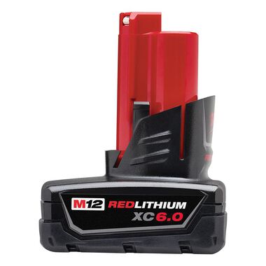 Milwaukee M12 REDLITHIUM XC 6.0Ah Extended Capacity Battery Pack, large image number 0