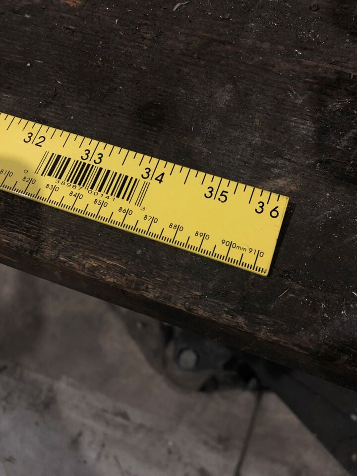 Swanson Tool 36 In. Yardstick (Yellow) Aluminum with Metric (91 Cm), large image number 2