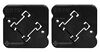 Greenlee 2-1/8 Inch x 2-1/8 Inch Strut Dies 2 Pieces, small image number 1