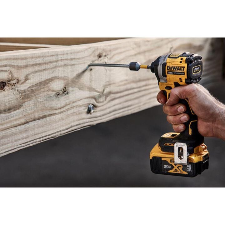 DEWALT 20V MAX 1/4in Impact Driver & 6-1/2in Brushless Cordless Circular Saw Combo Kit Bundle, large image number 12