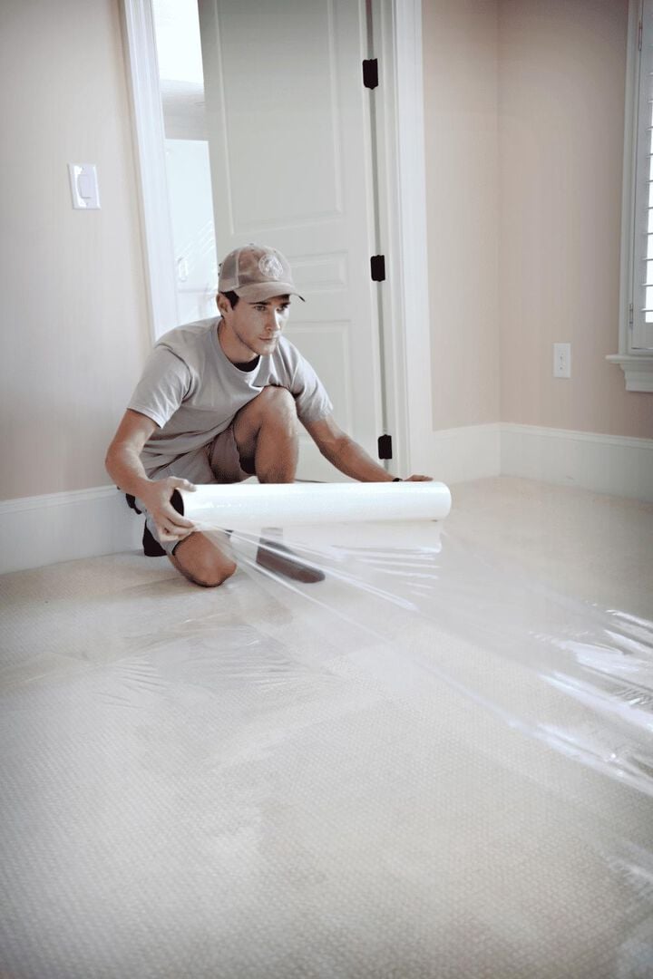 Trimaco Easy Mask Carpet Protection Film, 2 mil, 36 Inch x 200 Ft., large image number 5
