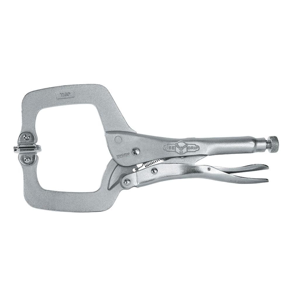 Irwin 11in C-Clamp with swivel pads, large image number 1