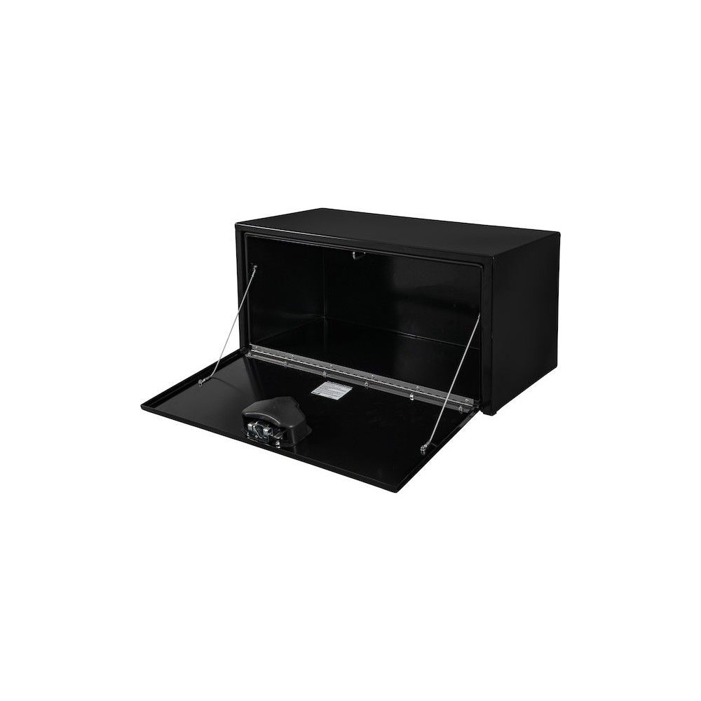 Buyers Products Company 18x18x36 Inch Black Steel Underbody Truck Box With Paddle Latch, large image number 4