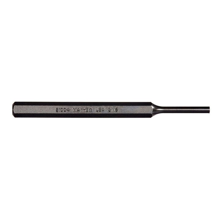 Mayhew Steel Products 3/16 Inch x 5-1/4 Inch Black Oxide Steel Hed Shank Pin Punch