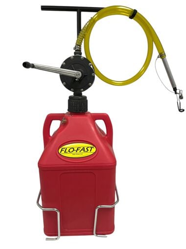 Flo-Fast 15 Gal Red Gas Can System