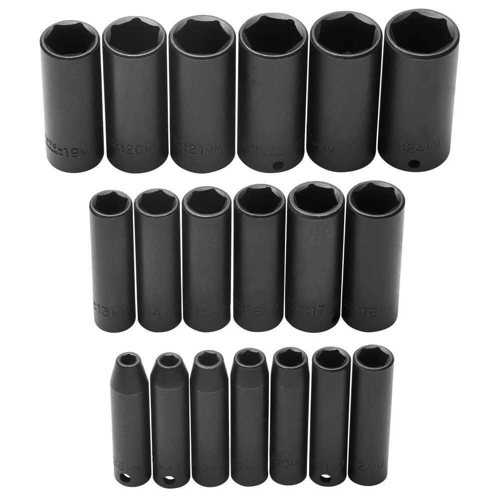 Proto 3/8 Drive 19 Piece Deep Impact Socket, large image number 2