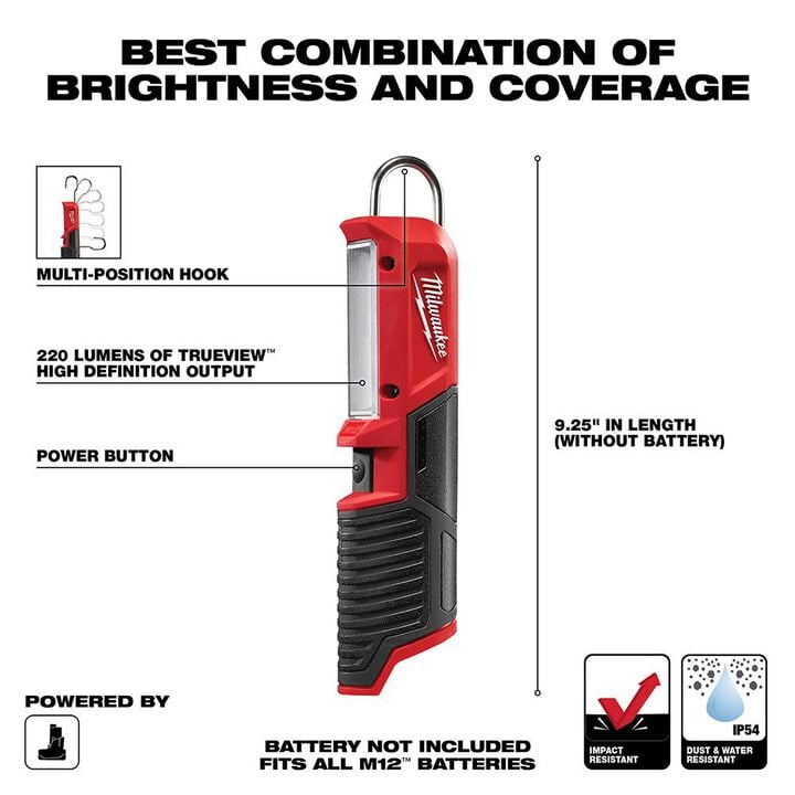 Milwaukee M12 LED Stick Light (Bare Tool), large image number 1