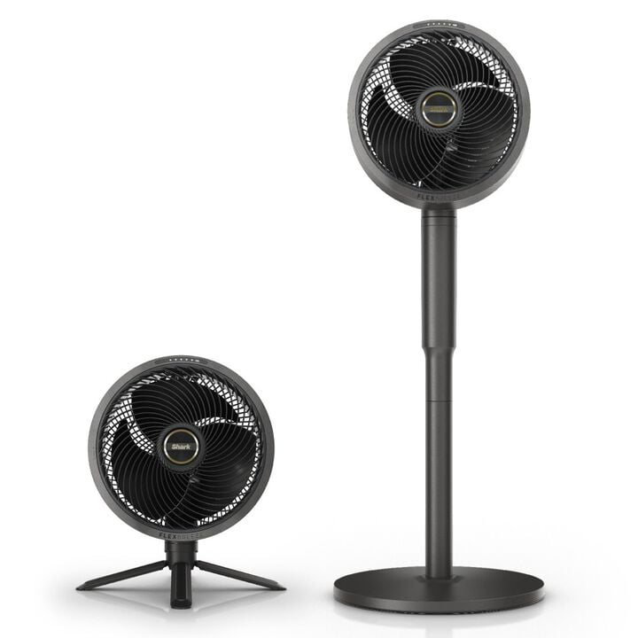 Shark FlexBreeze 110V 36W 3A Pedestal and Table Fan with Cover Dark Gray, large image number 2