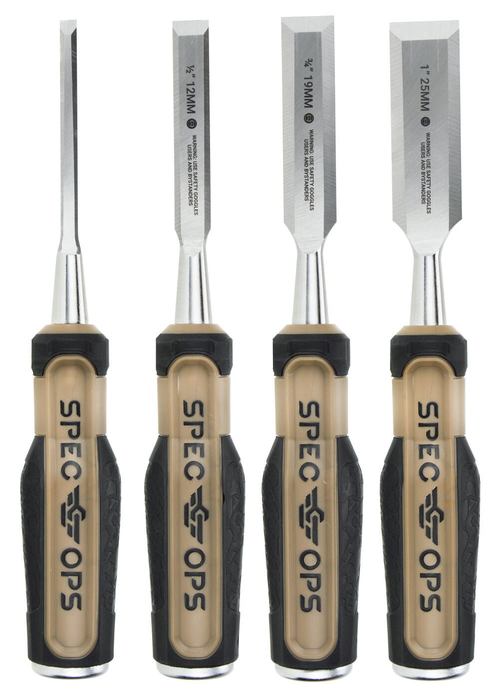 Spec Ops Bevel-Edge Wood Chisel Set, 4 Piece, large image number 9