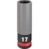 Milwaukee SHOCKWAVE Impact Duty Socket 1/2 Drive 17MM Metric Lug Nut Wheel, small image number 1
