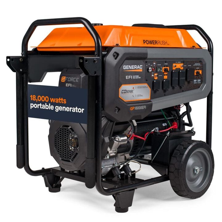 Generac GP Series 22,500 Watt Gas Powered 50-State Portable Generator with COsense Technology