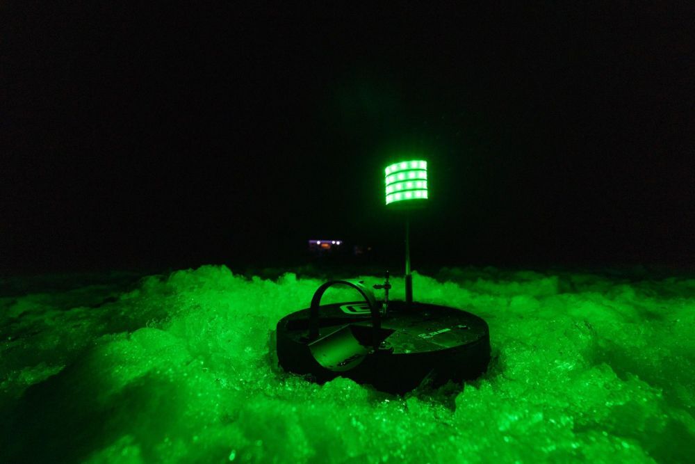 Clam Outdoors Watchtower Battery LED Lighted Tip Up for Night Tip Up Fishing, large image number 12