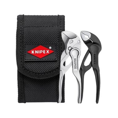 Knipex Box-Joint Bare Handle Mini Pliers with Belt Pouch