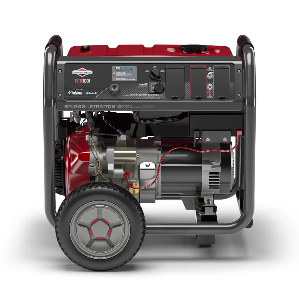 Briggs and Stratton Elite Series 10000 Watt Gas Powered 50 State Portable Generator with CO Guard, large image number 1