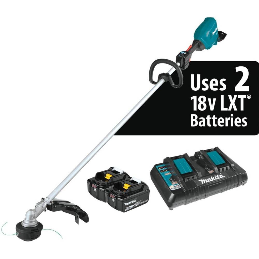 Makita 18V X2 (36V) LXT Lithium-Ion Brushless Cordless String Trimmer Kit (5.0Ah), large image number 1