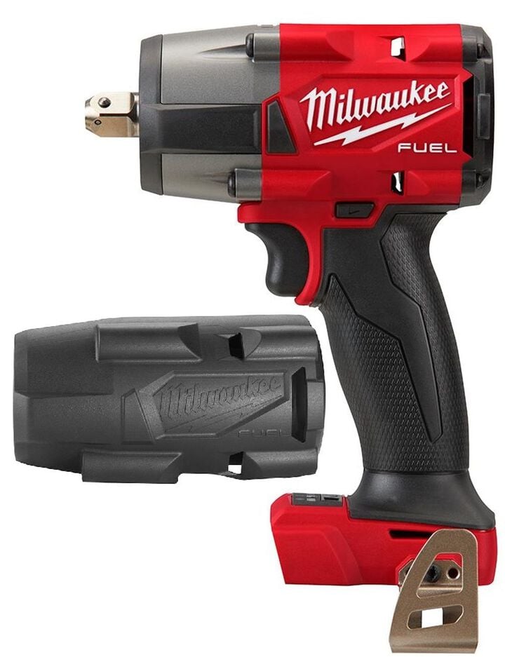 Milwaukee M18 FUEL 1/2 Inch Mid-Torque Impact Wrench with Pin Detent (Bare Tool) & Protective Boot, large image number 0