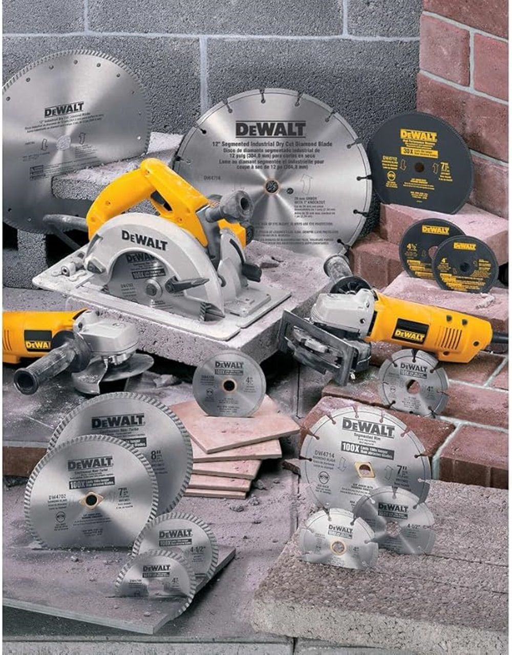 DEWALT 4 Inch XP Turbo Rim Diamond Blade for Stone and Masonry, large image number 3