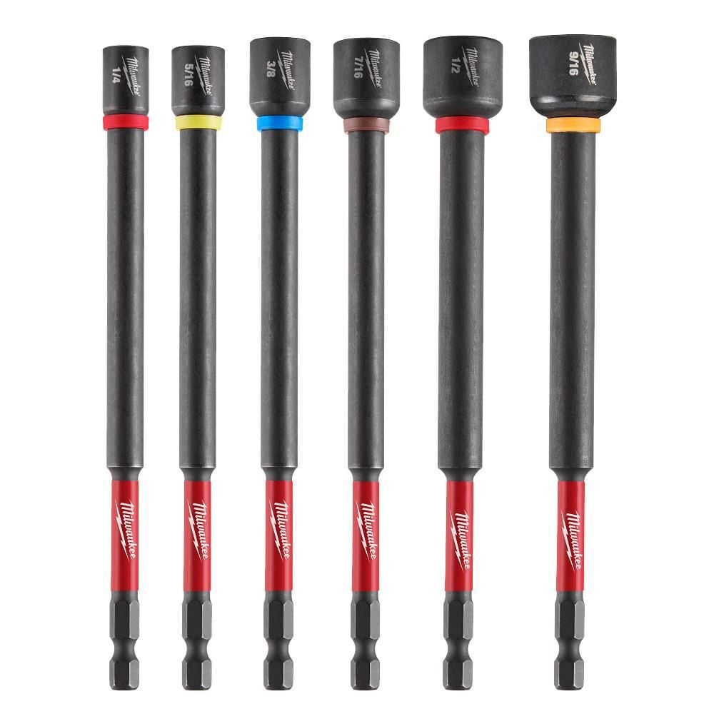 Milwaukee SHOCKWAVE Impact Duty 6 Inch Magnetic Nut Driver Set, 6 Piece, large image number 1
