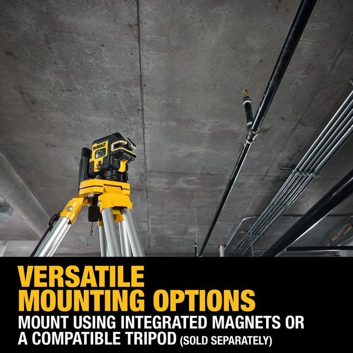 DEWALT USB Rechargeable Green 5 Spot & Cross Line Laser Base Kit, large image number 7
